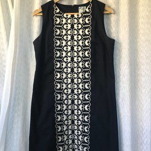 Anthropologie 60s-inspired Embroidered Shift Dress